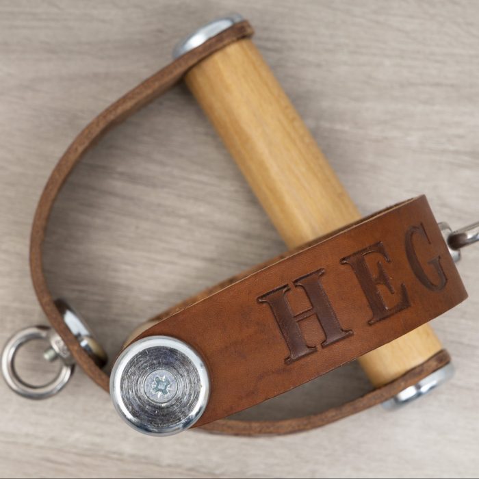 Δερμάτινες ξύλινες λαβές